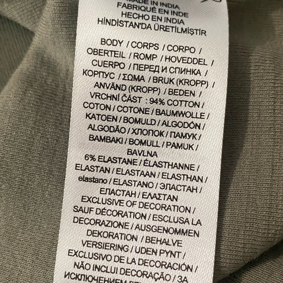 Lauren Ralph Lauren women’s embroidered V Neck 3/4 sleeve  sage green blouse top - Picture 9 of 9